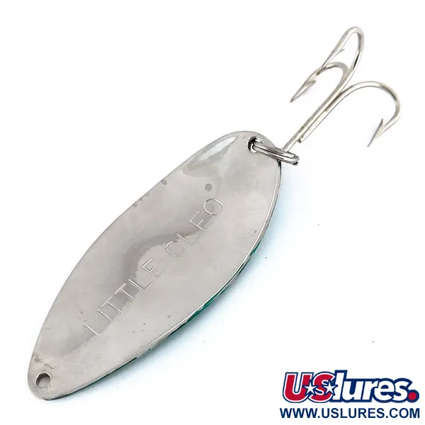 Acme Little Cleo Blizgė, Nikelis / Žalia, 35g, Žalvaris, #9827