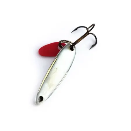 Bay de Noc Swedish Pimple Blizgė, Balta, 2g, Raudonas lapelis, #9833