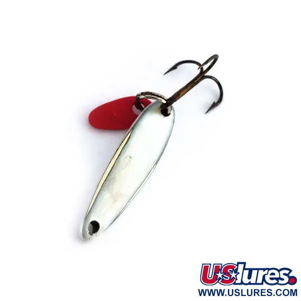 Bay de Noc Swedish Pimple Blizgė, Balta, 2g, Raudonas lapelis, #9833