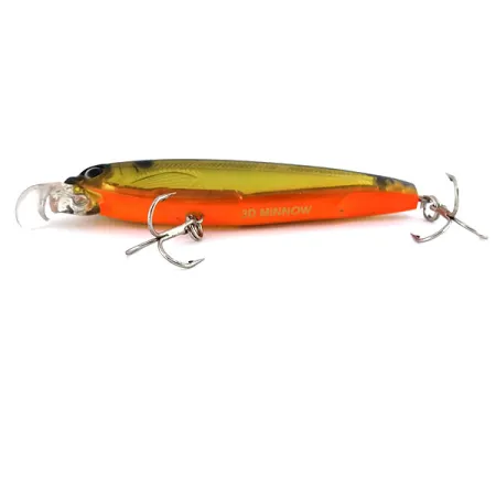 Yo-zuri 3D Minnow Suspender, Auksinė-Oranžinė, 7g, Prizmė, #9842