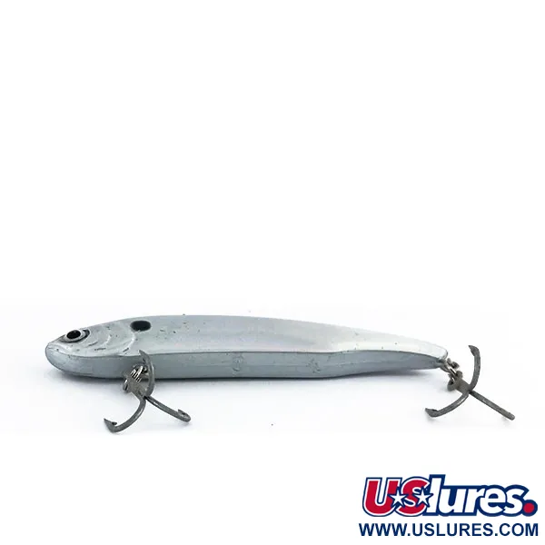 YO-ZURI Crystal VIBE Vobleris, Sidabrinis/Mėlynas, 12g, Lipless, #9843