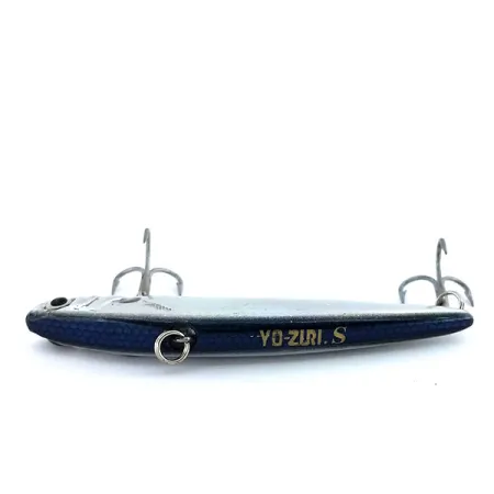 YO-ZURI Crystal VIBE Vobleris, Sidabrinis/Mėlynas, 12g, Lipless, #9843