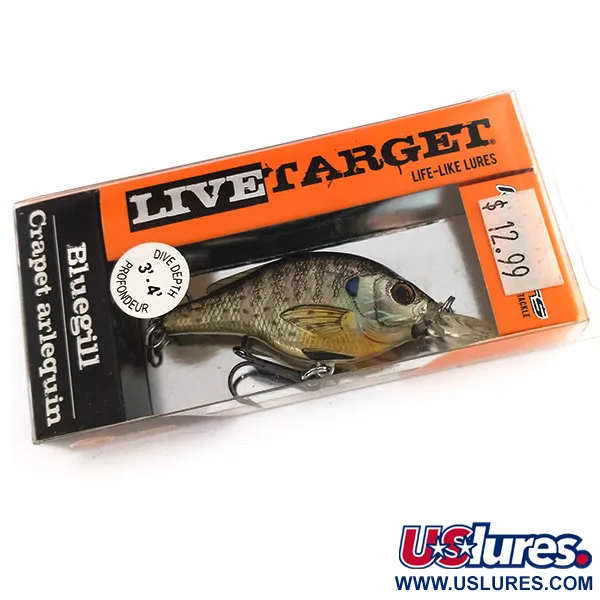 Live Target Koppers BlueGill Vobleris, Crapiet Arlequin, 7g, #9844