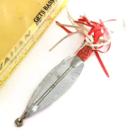 Fred Arbogast 3 Hawaiian Blizgė, Raudona-Balta, 16g, Apsauga, #9846