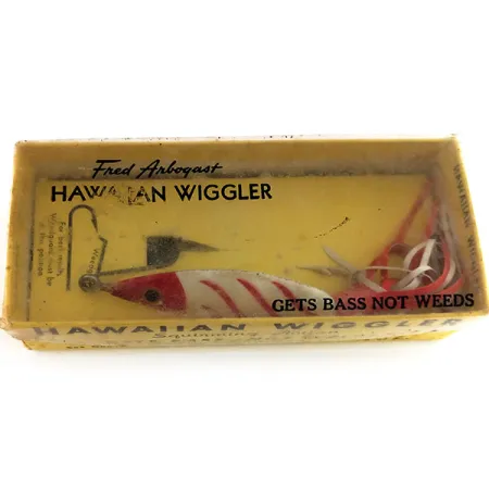 Fred Arbogast 3 Hawaiian Blizgė, Raudona-Balta, 16g, Apsauga, #9846