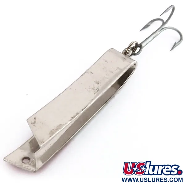 Luhr Jensen Super-Duper 509 Blizgė, Nikelis/Raudona, 11g, U forma, #9852