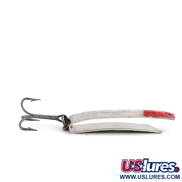 Luhr Jensen Super-Duper 509 Blizgė, Nikelis/Raudona, 11g, U forma, #9852