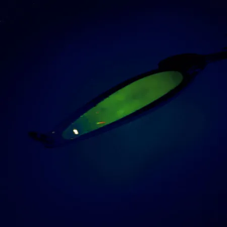 Bay de Noc Swedish Pimple Vartiklė, Nikelis/Žalia, 14g, Švytinti, #9856