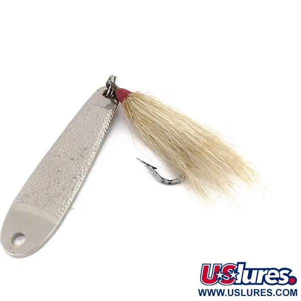 Acme Trophy Blizgė, Kaltas Nikelis, 60g, Kabliukas su Plunksnomis, #9863