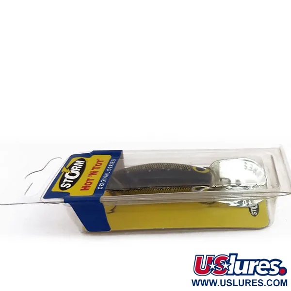 Storm Original Hot'N'Tot Vobleris, Auksinė/Juoda, 6.5g, Metalo Liežuvėlis, #9876