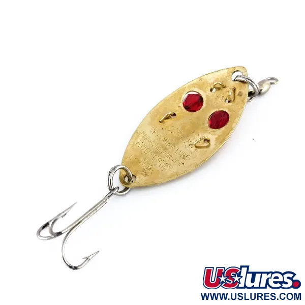 Hofschneider Red Eye junior Blisgė, Žalvaris, 11g, Stiklo akys, #9906