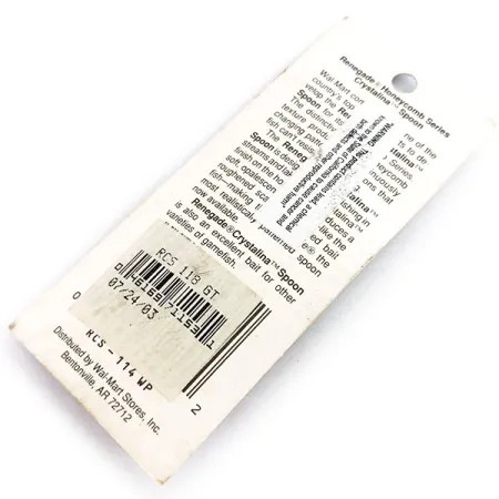 Renegade Honeycomb Series Crystalina Spoon, Žalia-Oranžinė, 7g, Koriai, #9925