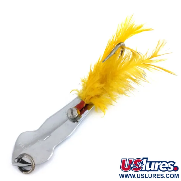 Tony Accetta Pet Spoon 15 Blizgė, Nikelis, 14g, Plunksnos, #9936