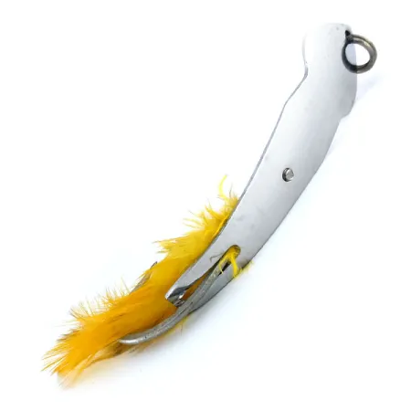 Tony Accetta Pet Spoon 15 Blizgė, Nikelis, 14g, Plunksnos, #9936