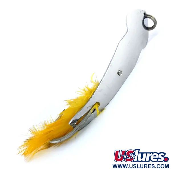 Tony Accetta Pet Spoon 15 Blizgė, Nikelis, 14g, Plunksnos, #9936