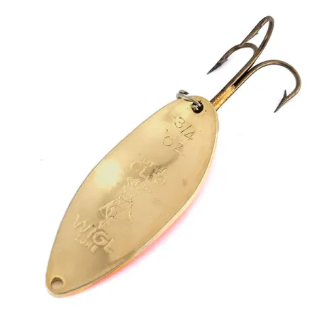 Little Cleo (Hula Girl) Vartiklė, Gold / Orange, 21g, Vintage, #9939