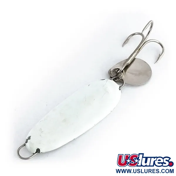 Bomber Slab Spoon Blizgė, Balta, 28g, Atspindintis įdėklas, #9944