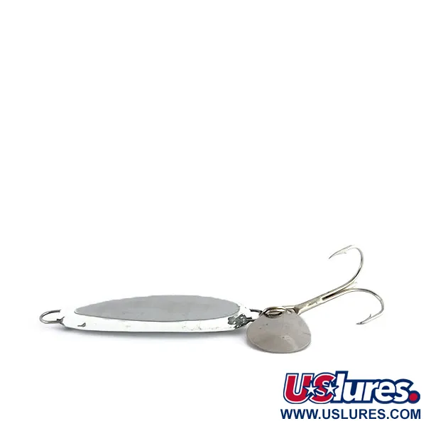 Bomber Slab Spoon Blizgė, Balta, 28g, Atspindintis įdėklas, #9944