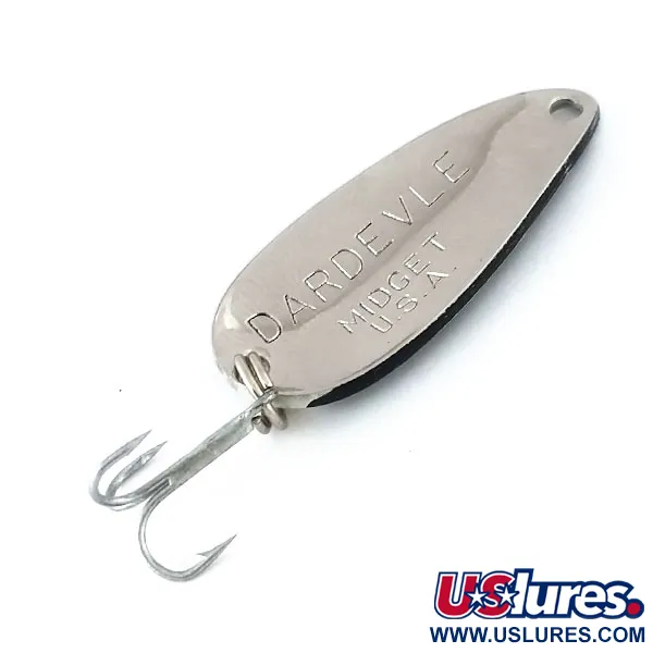 Eppinger Dardevle Midget Vartiklė, Juoda/Balta/Nikelis, 6g, #9978