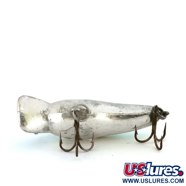 Norman Tiny N Vobleris, Sidabrinis-Teal, 4g, Barškutis, #9987