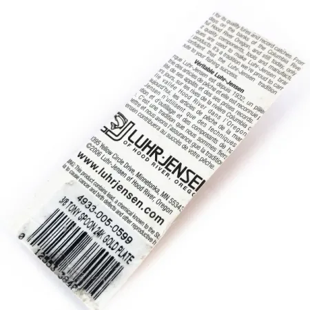 Tony Accetta Tony's Spoon Blizgė, Auksinė, 11g, 24K Auksas, #4933-005-0599