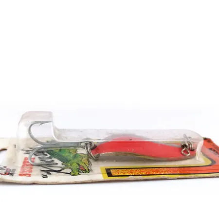 Luhr Jensen Lil' Kroc (Krocodile Stubby) Blizgė, Raudona/Nikelis, 14g, #9996